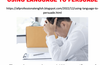 Quiz. USING LANGUAGE TO PERSUADE