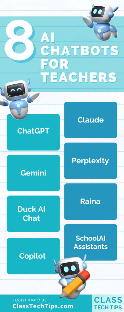 8 AI Chatbots for Teachers: A Simple Guide and Quick Tips 8 AI Chatbots for Teachers: A Simple Guide and Quick Tips