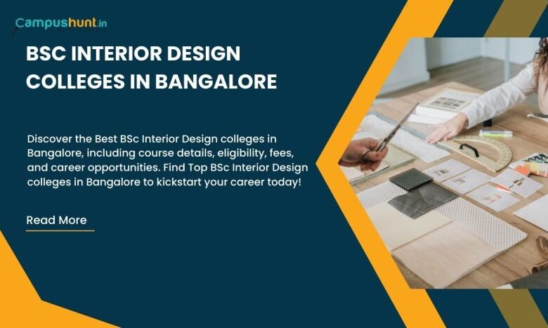 BSc Interior Design colleges in Bangalore